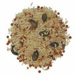 Riz mélo lentilles noisettes