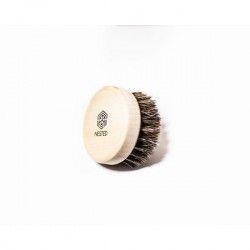 Brosse massage poitrine crin